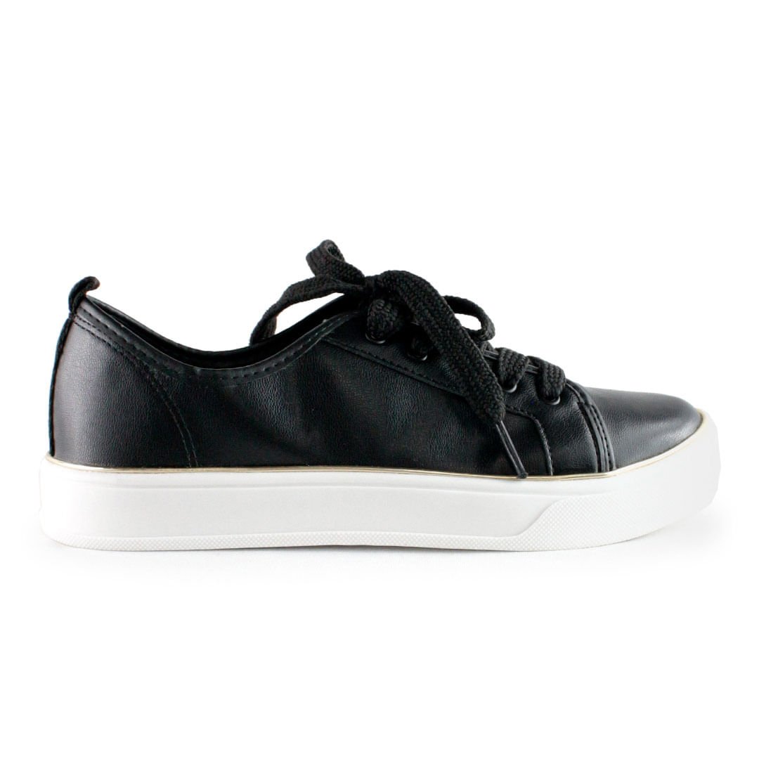 Tênis Lelive Casual Feminino Preto 1