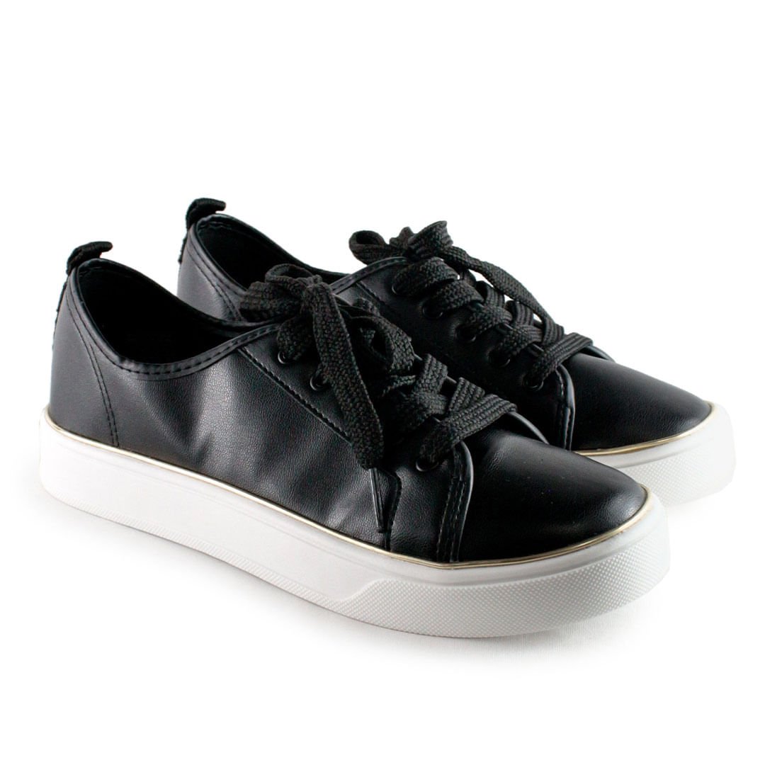 Tênis Lelive Casual Feminino Preto 3