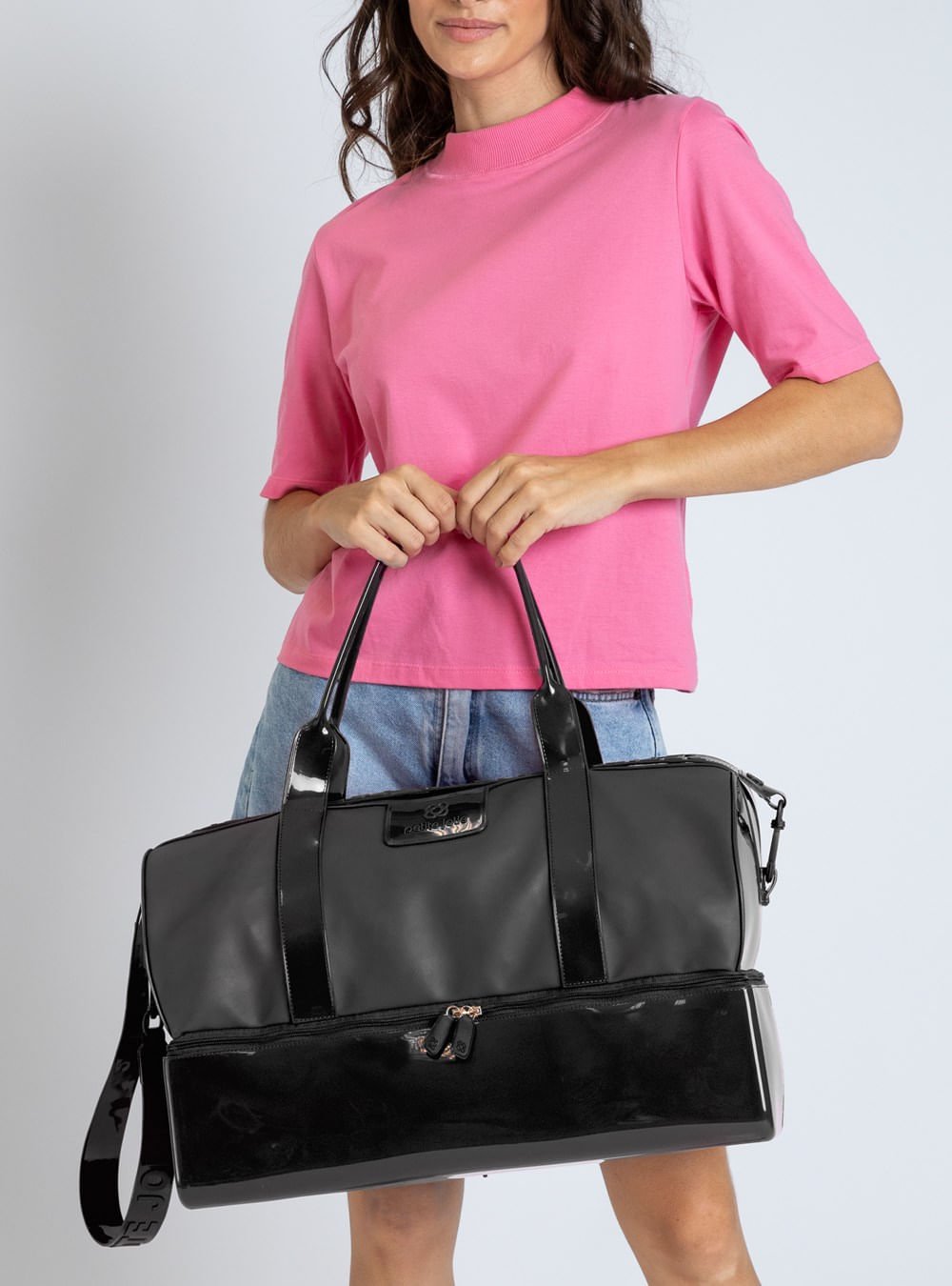 Mala Petite Jolie Weekend Preto PJ10215 Preto 5