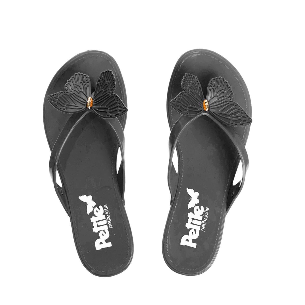 Chinelo Infantil Petite Jolie Lucky IN Preto - PJ6903IN