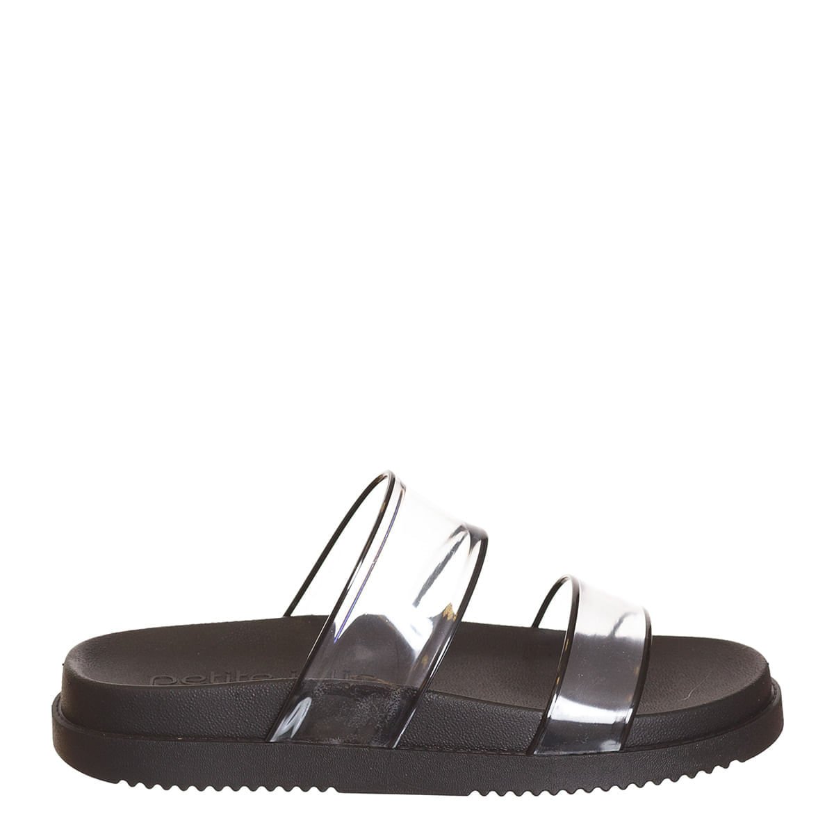 Chinelo Petite Jolie Ice Translucido/Preto - PJ6999 Preto 1
