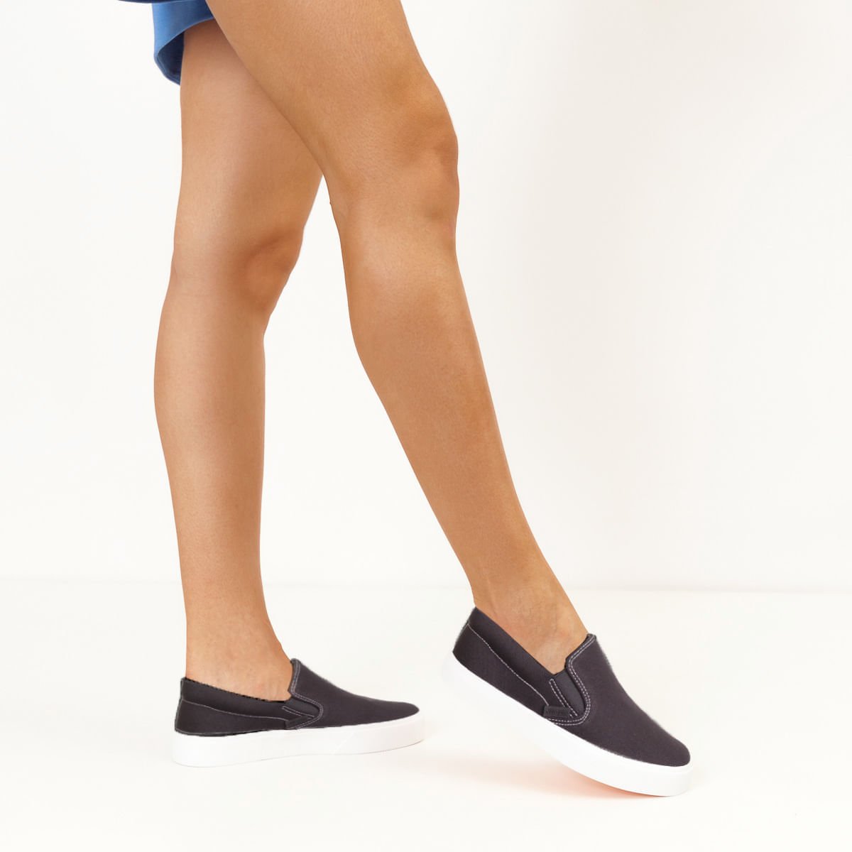 Tenis Petite Jolie Free Preto/Sola Branco - PJ7096 Preto 3