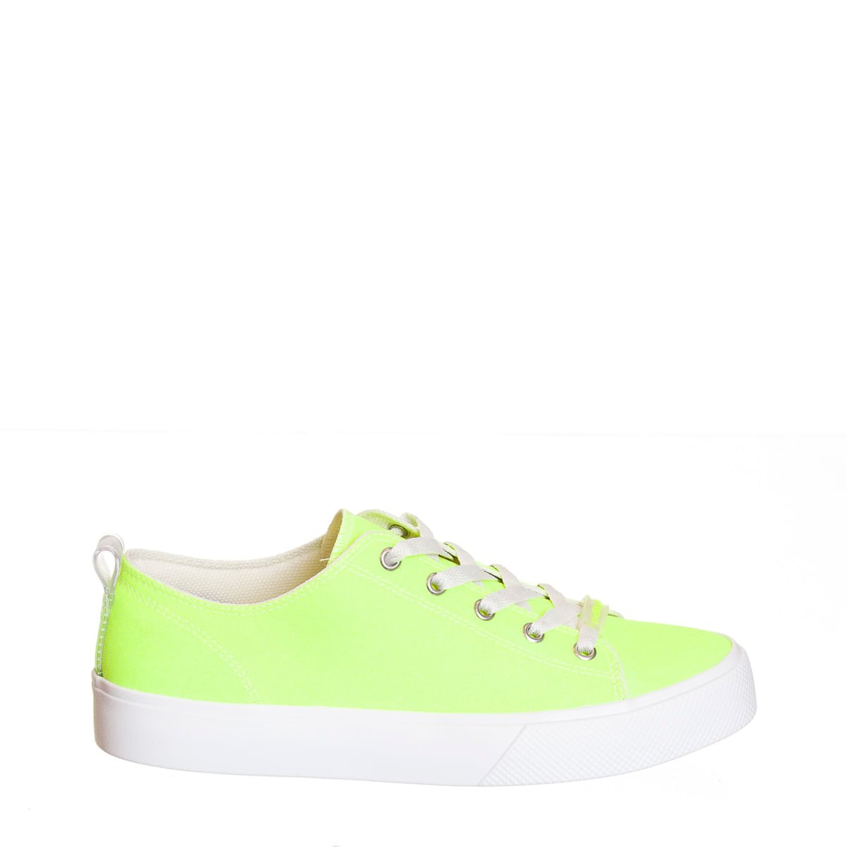 Tenis Petite Jolie Free Amarelo Neon/Sola Branco - PJ6983