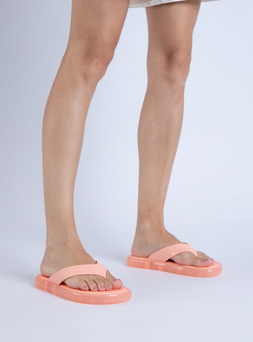 Chinelo Petite Jolie Blow Coral/Coral Light PJ7063 Laranja 5