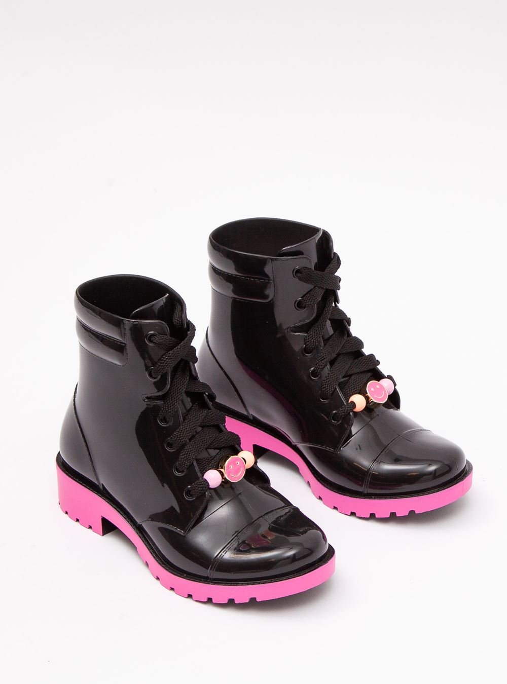 Bota Infantil Petite Jolie Iggy IN Preto/Sweet Pink PJ7211IN Preto 3