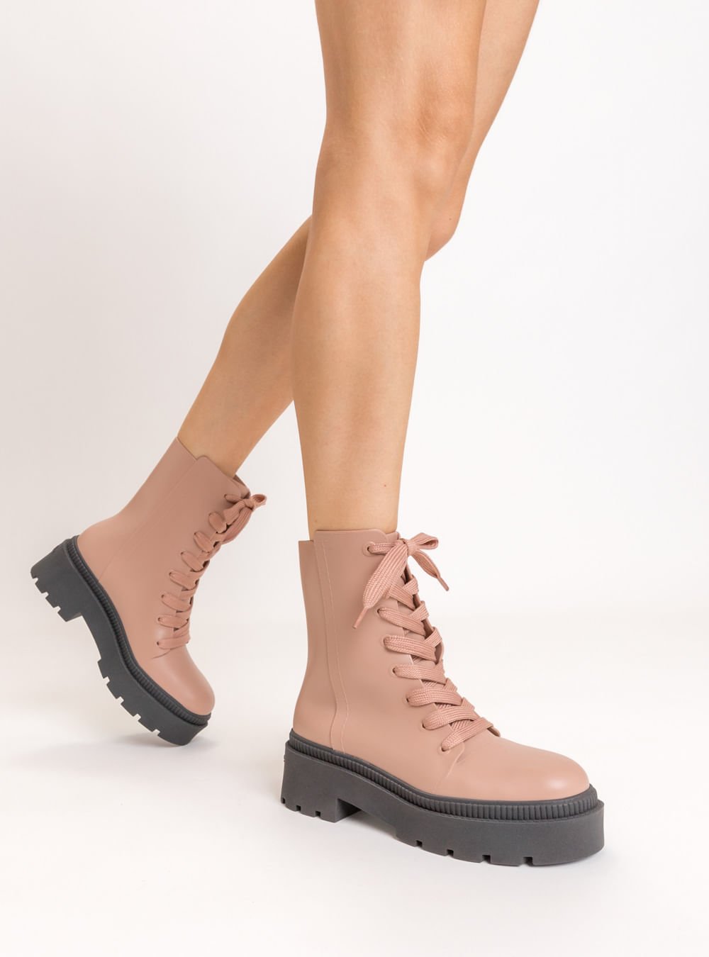 Bota Petite Jolie Dallas Mocca/Preto PJ7176 Bege 5