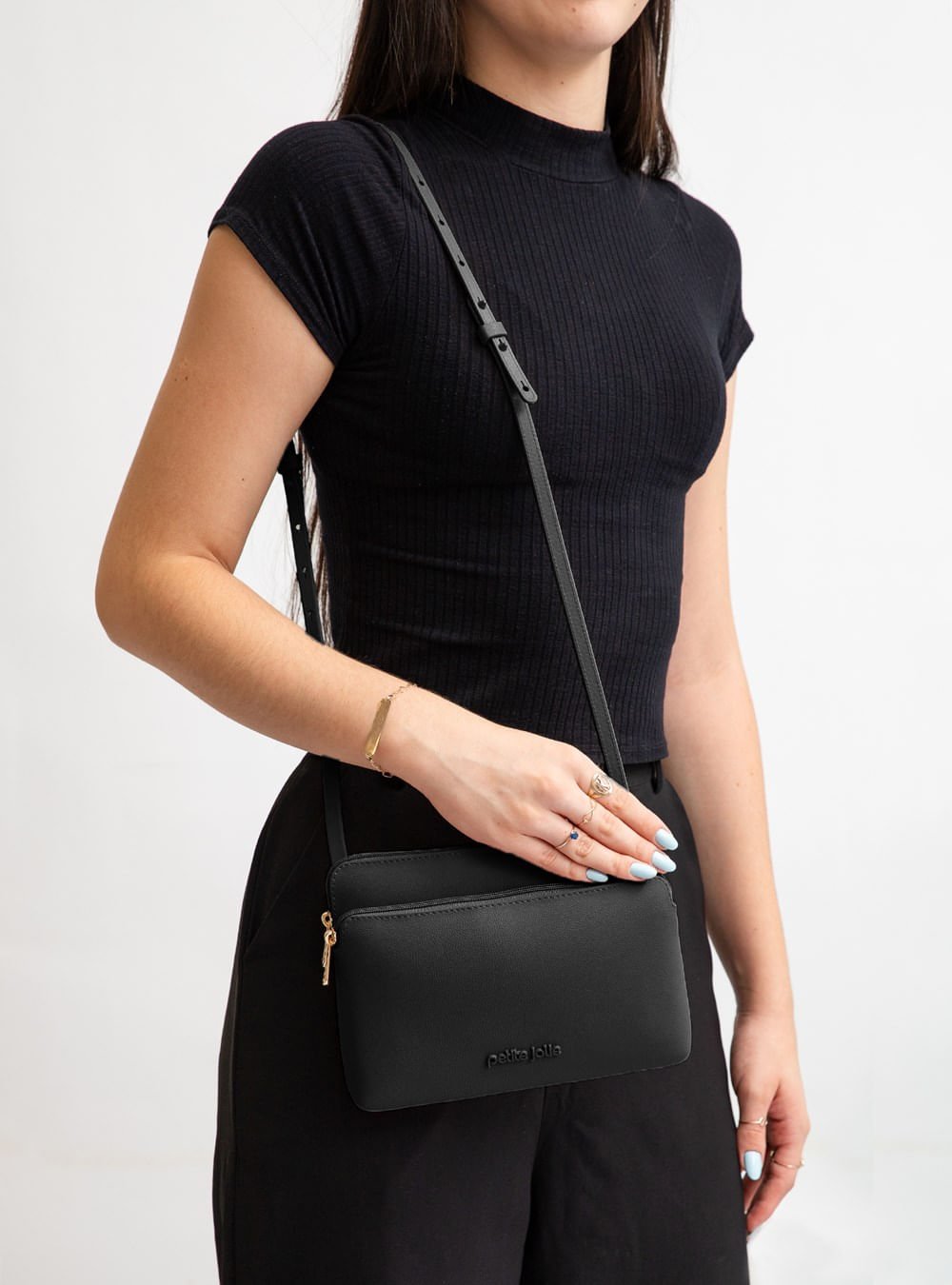 Bolsa Petite Jolie Becky II Preto PJ11113 Preto 5