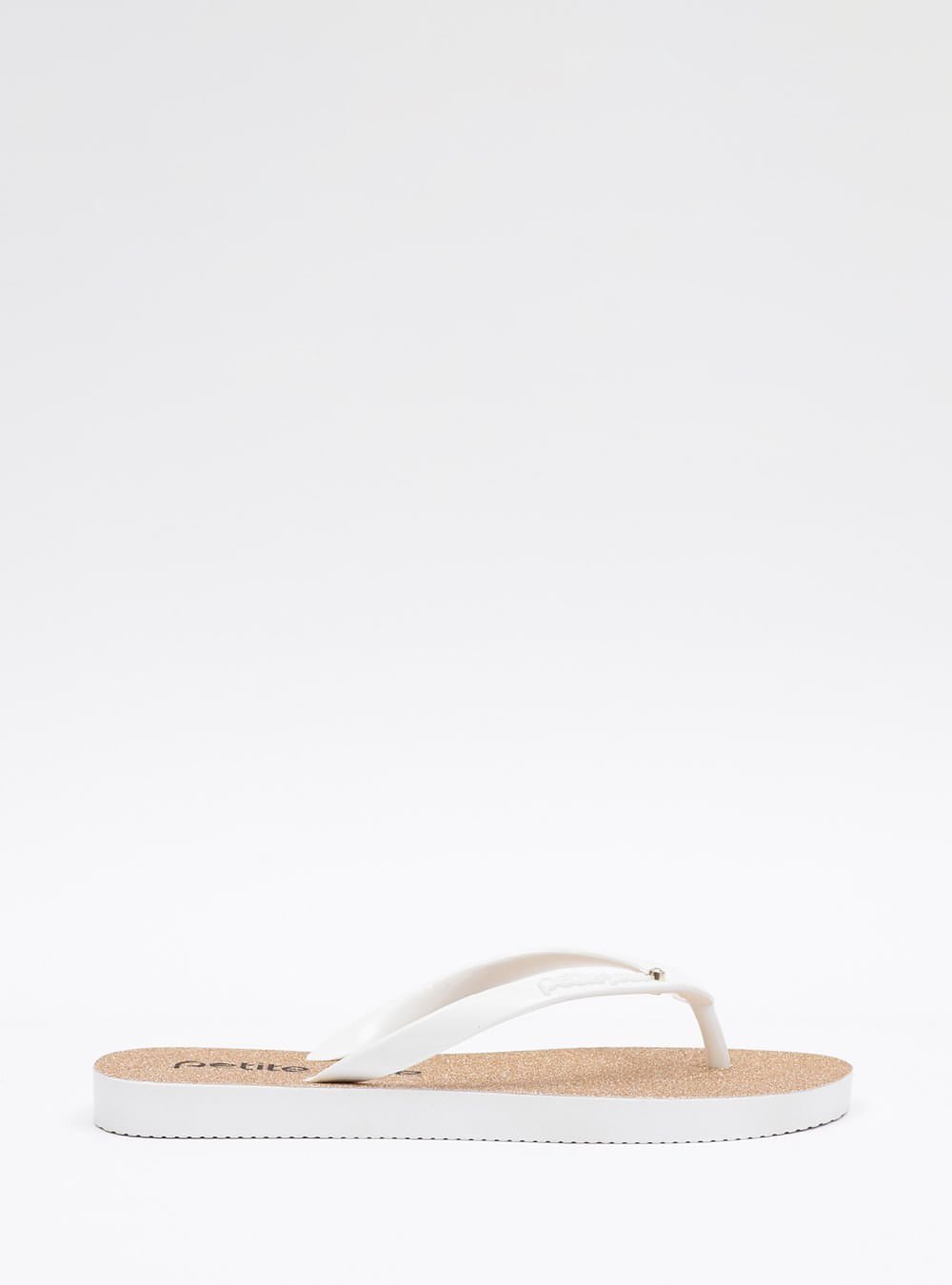 Chinelo Petite Jolie Fresh Branco/Ouro PJ7228 Dourado 4
