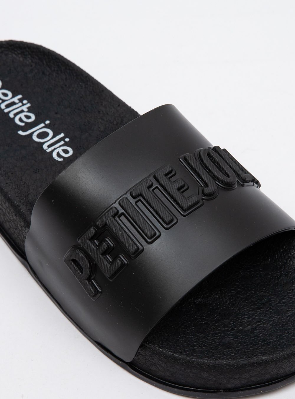 Chinelo Slide Petite Jolie Puff Preto PJ7132 Preto 2