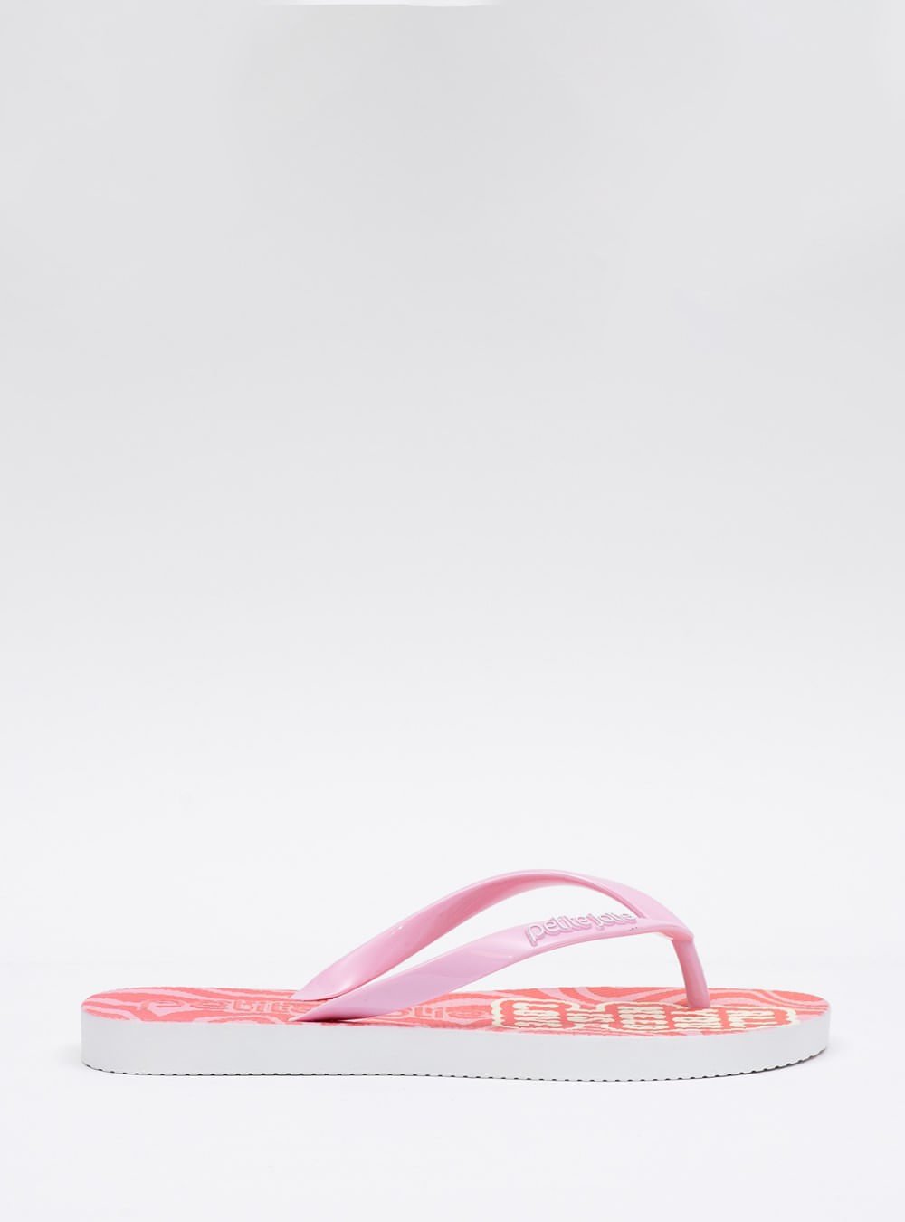 Chinelo Petite Jolie Fresh Rose/Sola Branco/Love PJ6969 Rosa 4