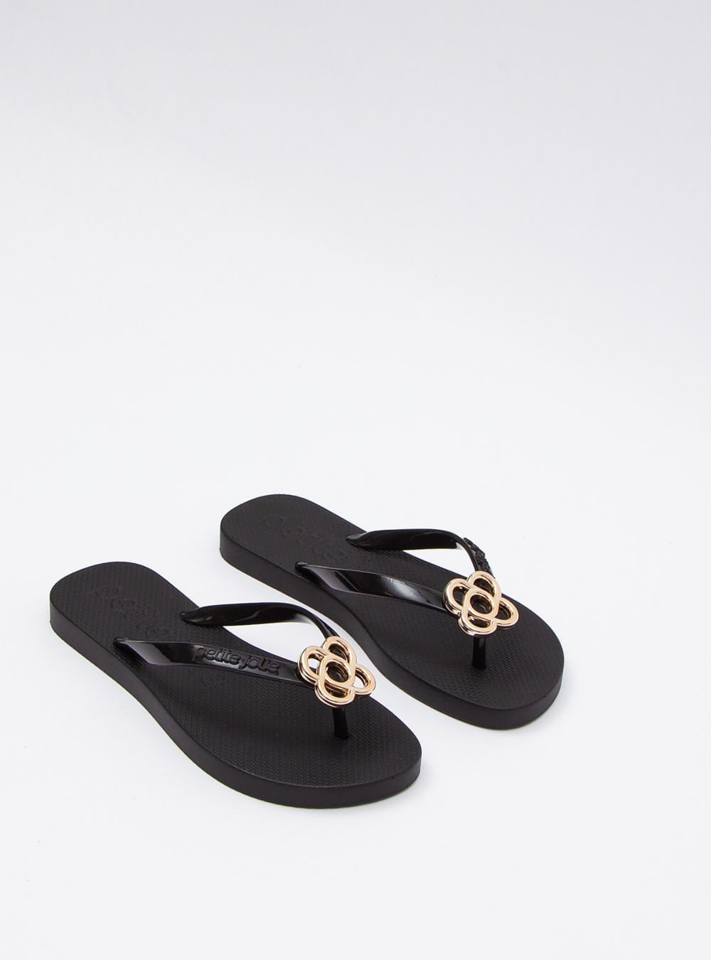 Chinelo Petite Jolie Fresh Preto PJ6979 Preto 4