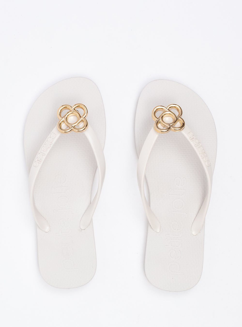 Chinelo Petite Jolie Fresh White/Sola White PJ6979 Branco 1