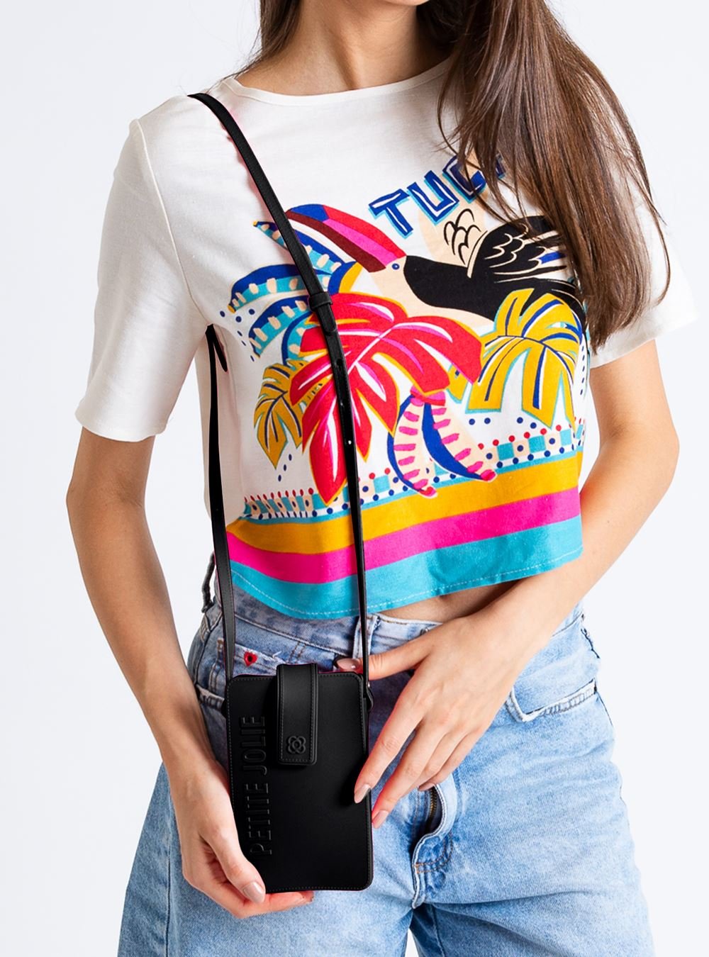 Bolsa Petite Jolie Phone Case III Preto PJ11112 Preto 4