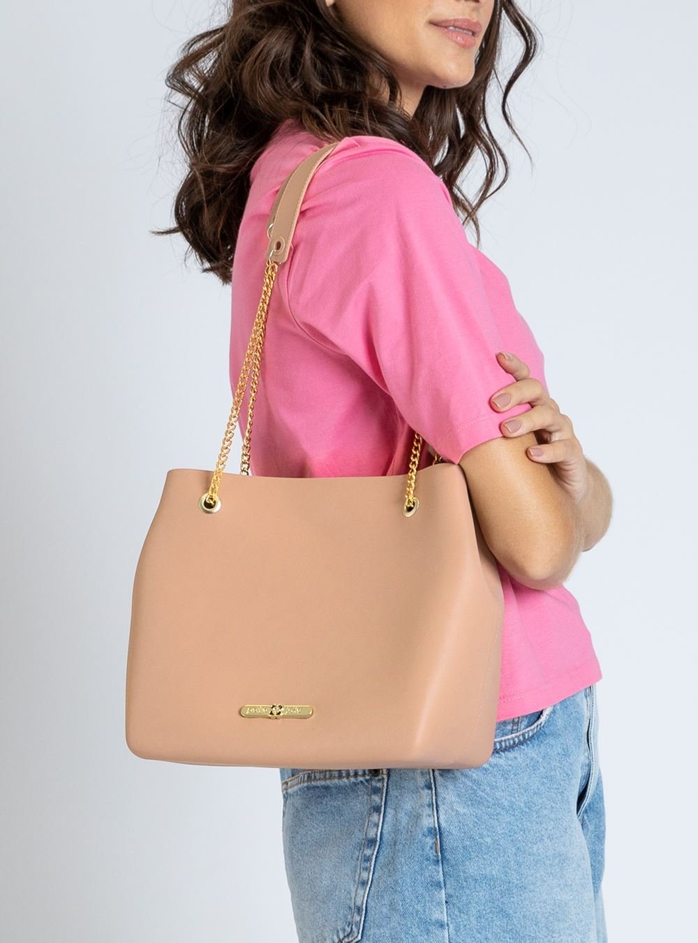 Bolsa Petite Jolie Ash Avela PJ11158 Bege 6