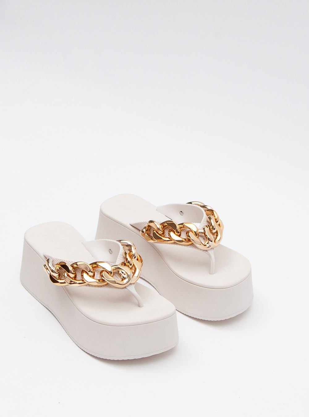 Chinelo Petite Jolie Plus White PJ7350 Branco 4