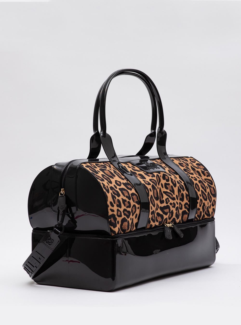 Mala Petite Jolie Weekend Onça/Preto PJ10215 Preto 3