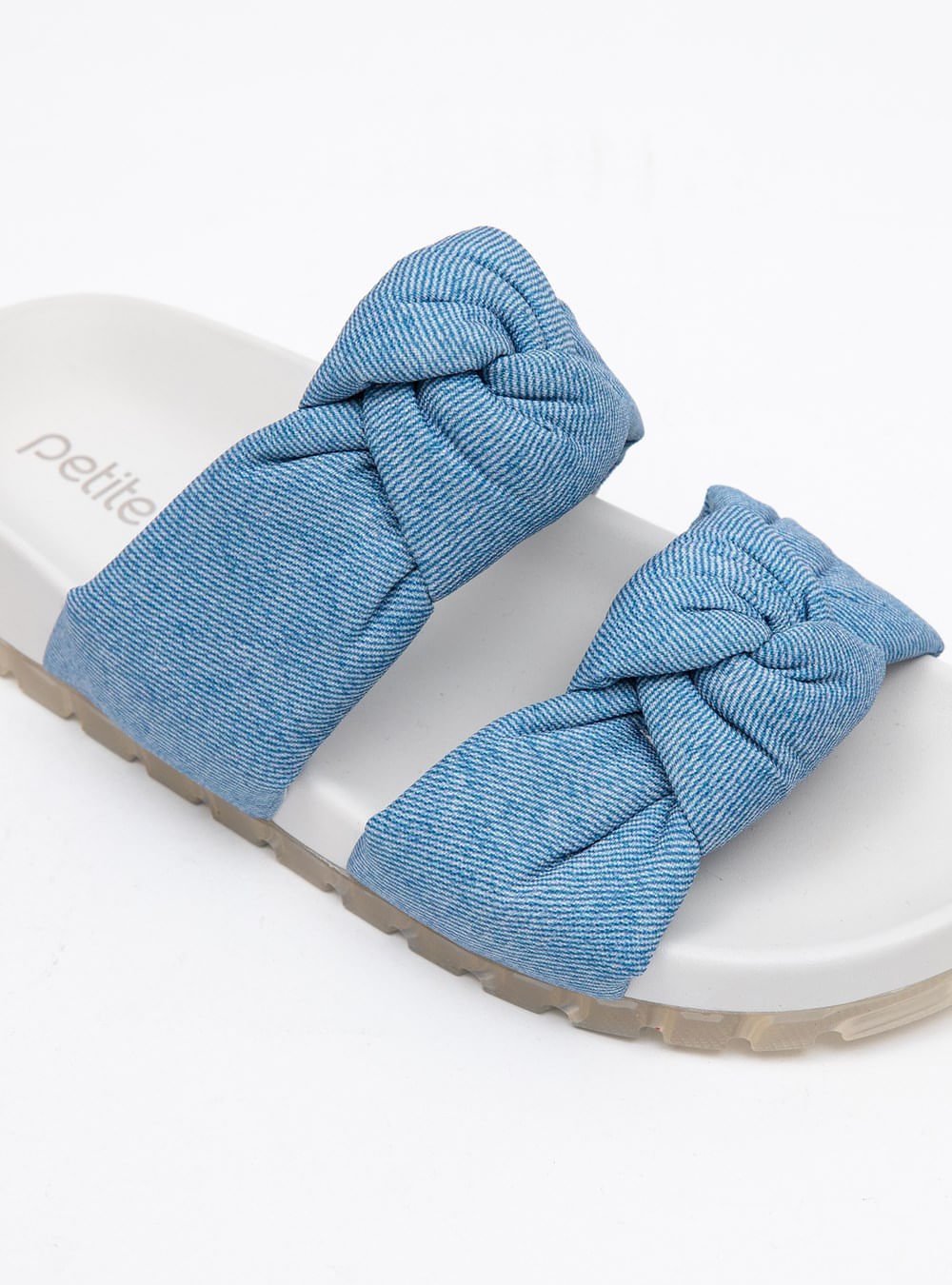 Chinelo Petite Jolie Denim Flat Light Blue PJ7374 Azul 2