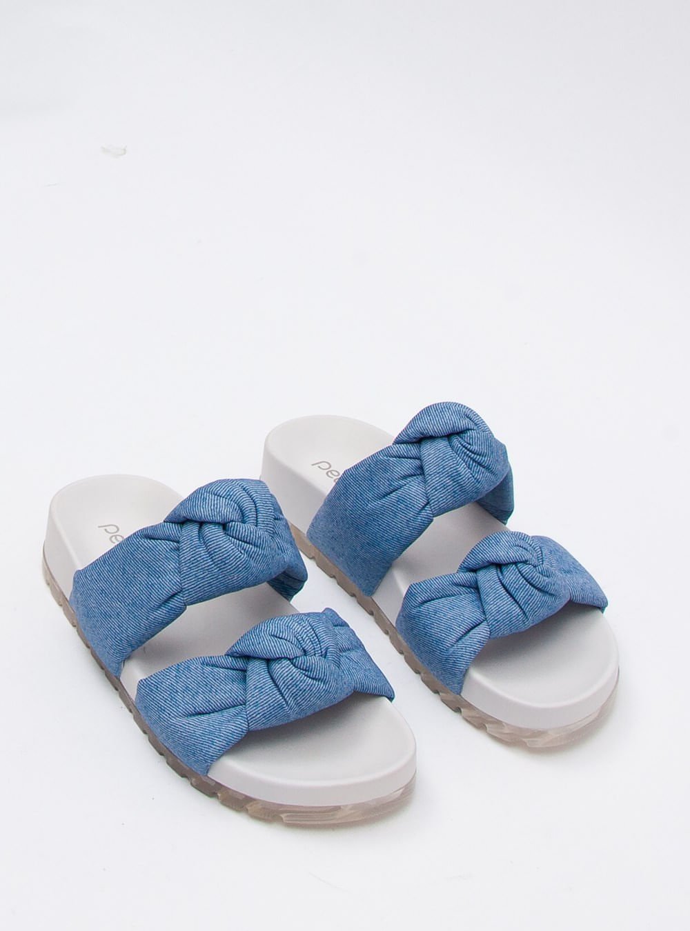 Chinelo Petite Jolie Denim Flat Light Blue PJ7374 Azul 3