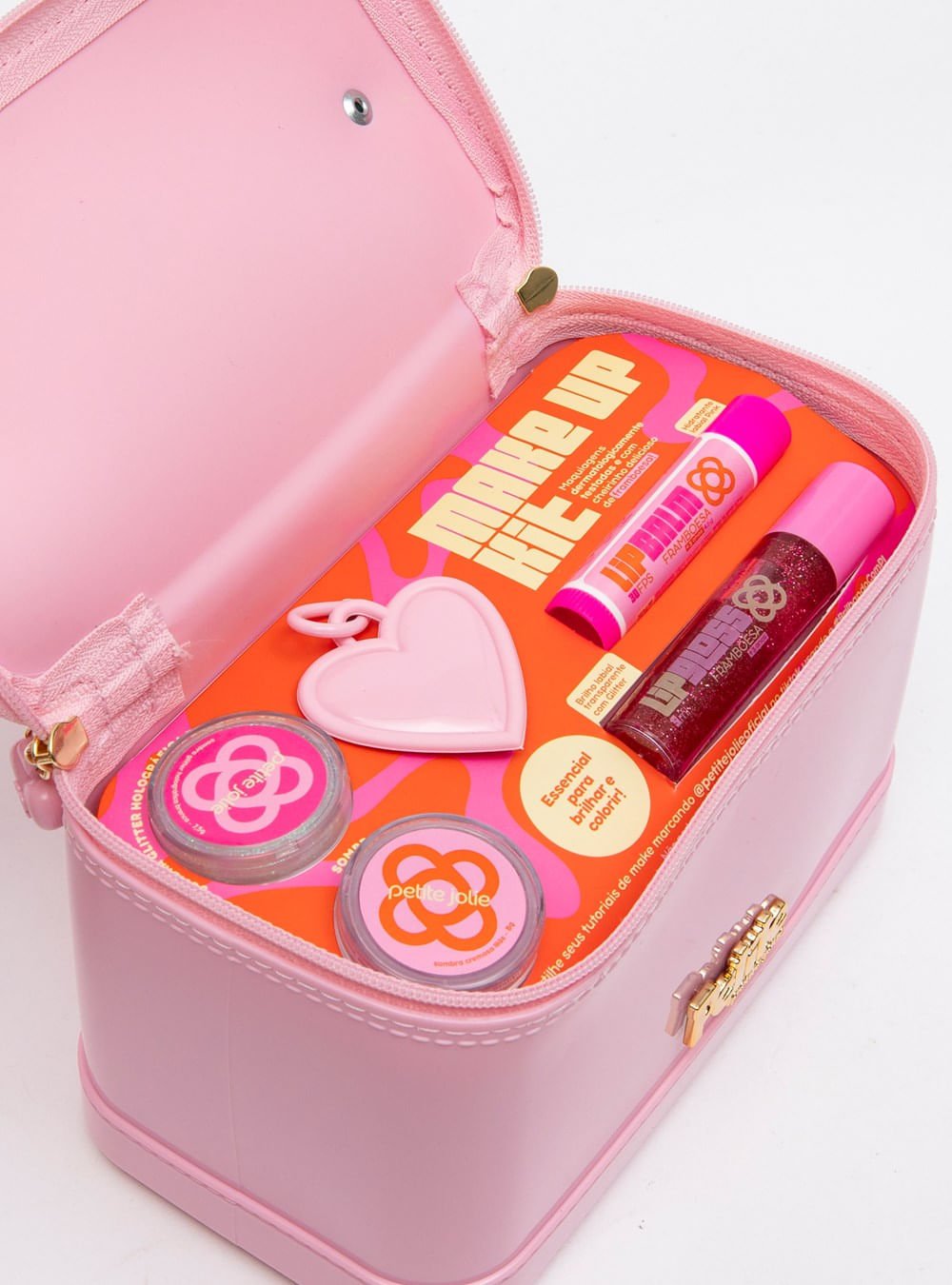 Bolsa IN Petite Jolie Make Up Bag In Rosa Camelia PJ11193IN Rosa 2
