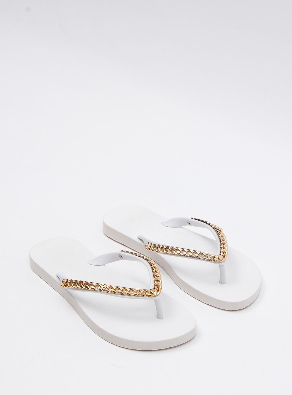 Chinelo Petite Jolie Fresh White/Ouro PJ7122 Branco 3