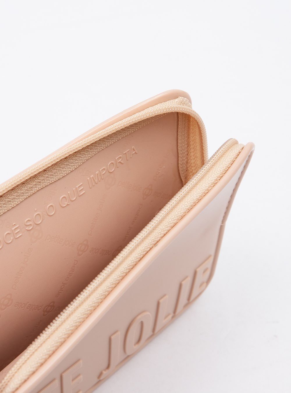 Carteira Petite Jolie Push Cream PJ20167 Bege 4