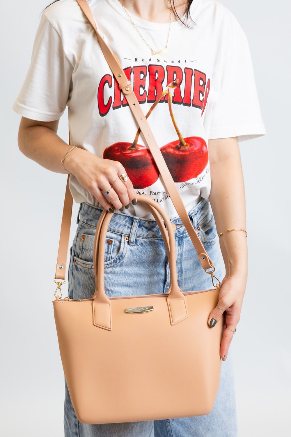 Bolsa Petite Jolie Shopping Avela PJ11274 Bege 4