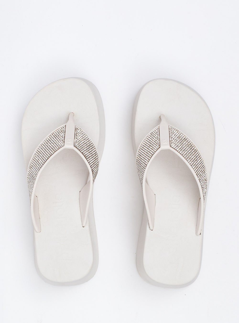 Chinelo Petite Jolie Plus Shine White PJ7414 Branco 4