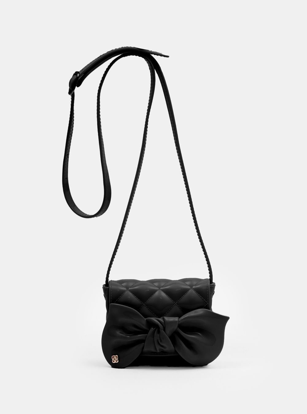 Bolsa Infantil Petite Jolie Gloss In Preto Ouro PJ11149IN