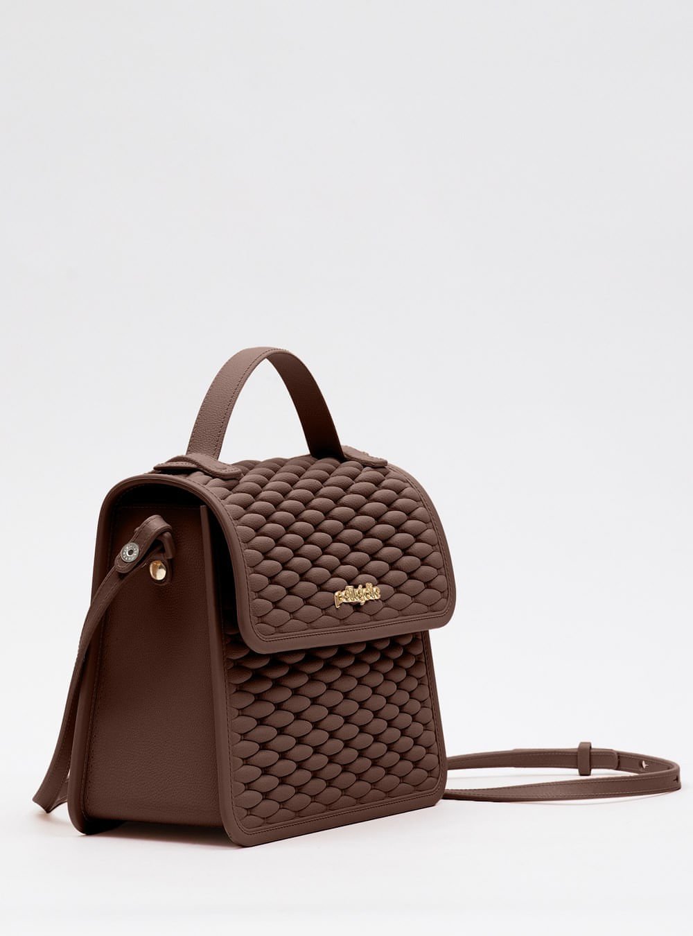 Bolsa Petite Jolie Vic II Brown PJ11185 Marrom 4