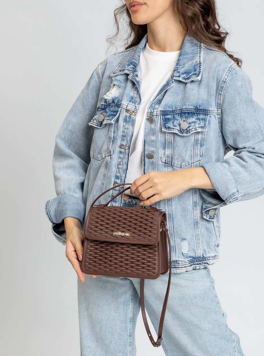 Bolsa Petite Jolie Vic II Brown PJ11185 Marrom 6