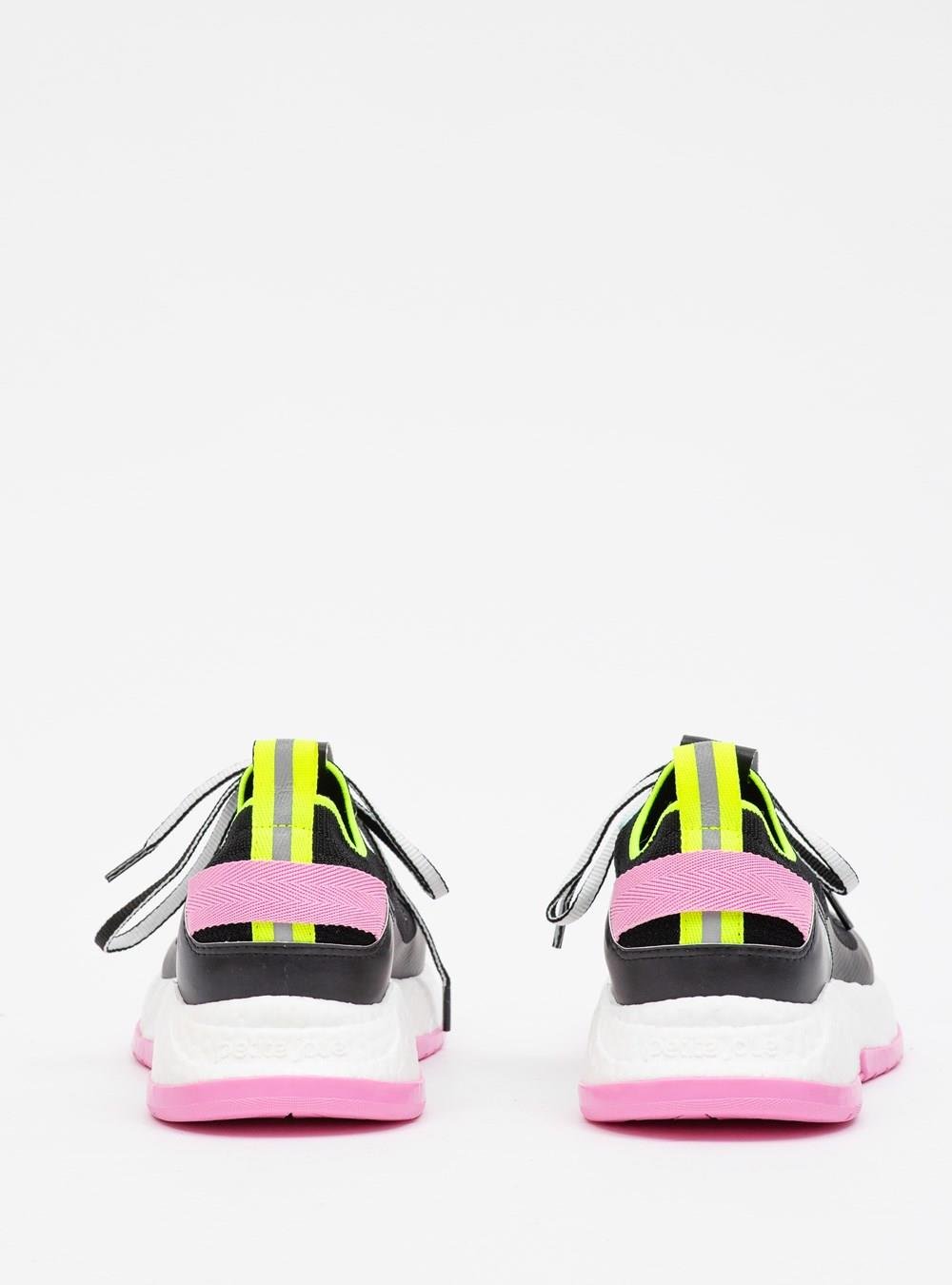 Tênis Petite Jolie Puff Sneaker Preto/Branco/Pink PJ7130II Preto 3