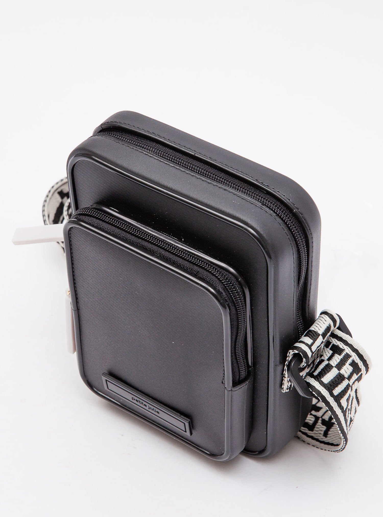Bolsa Petite Jolie Ted Preto/White PJ10085 Preto 3