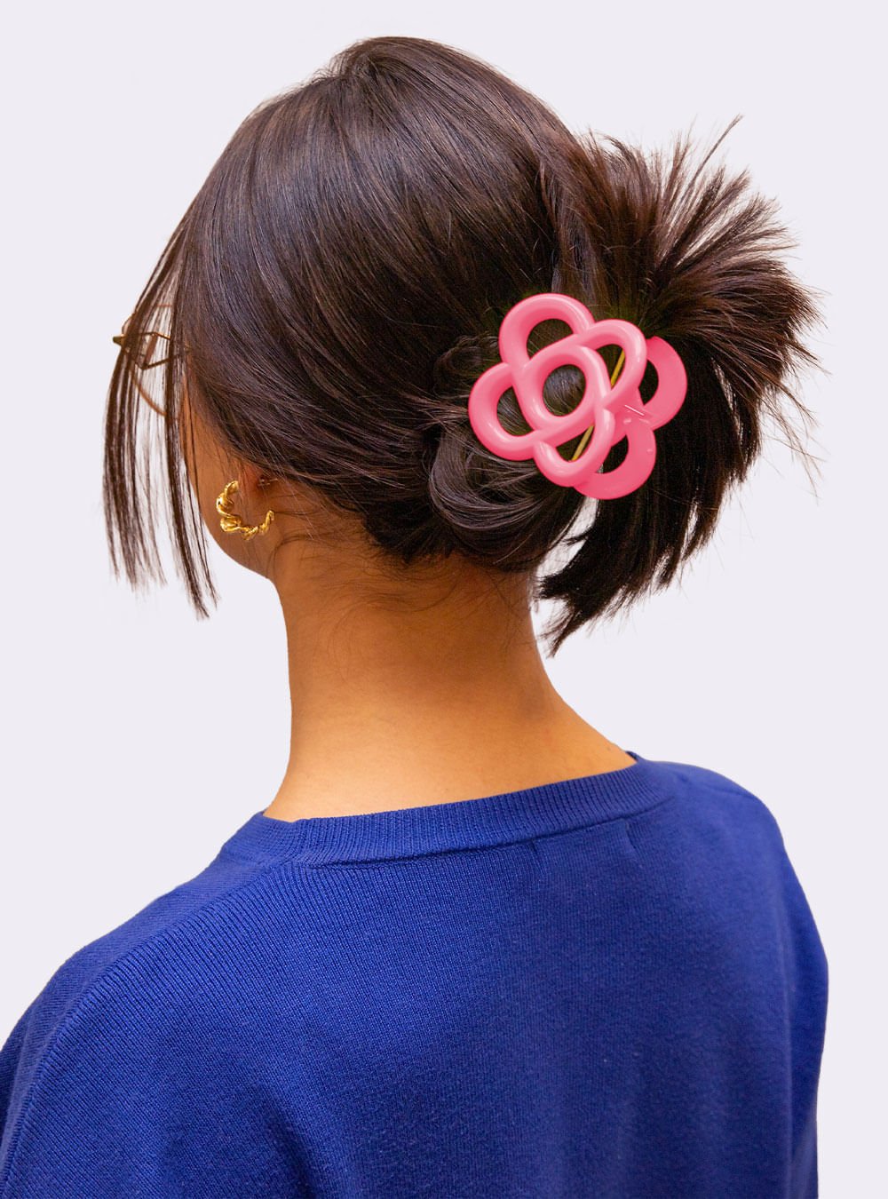 Piranha de Cabelo Bubble Pink PJ20267 Rosa 2