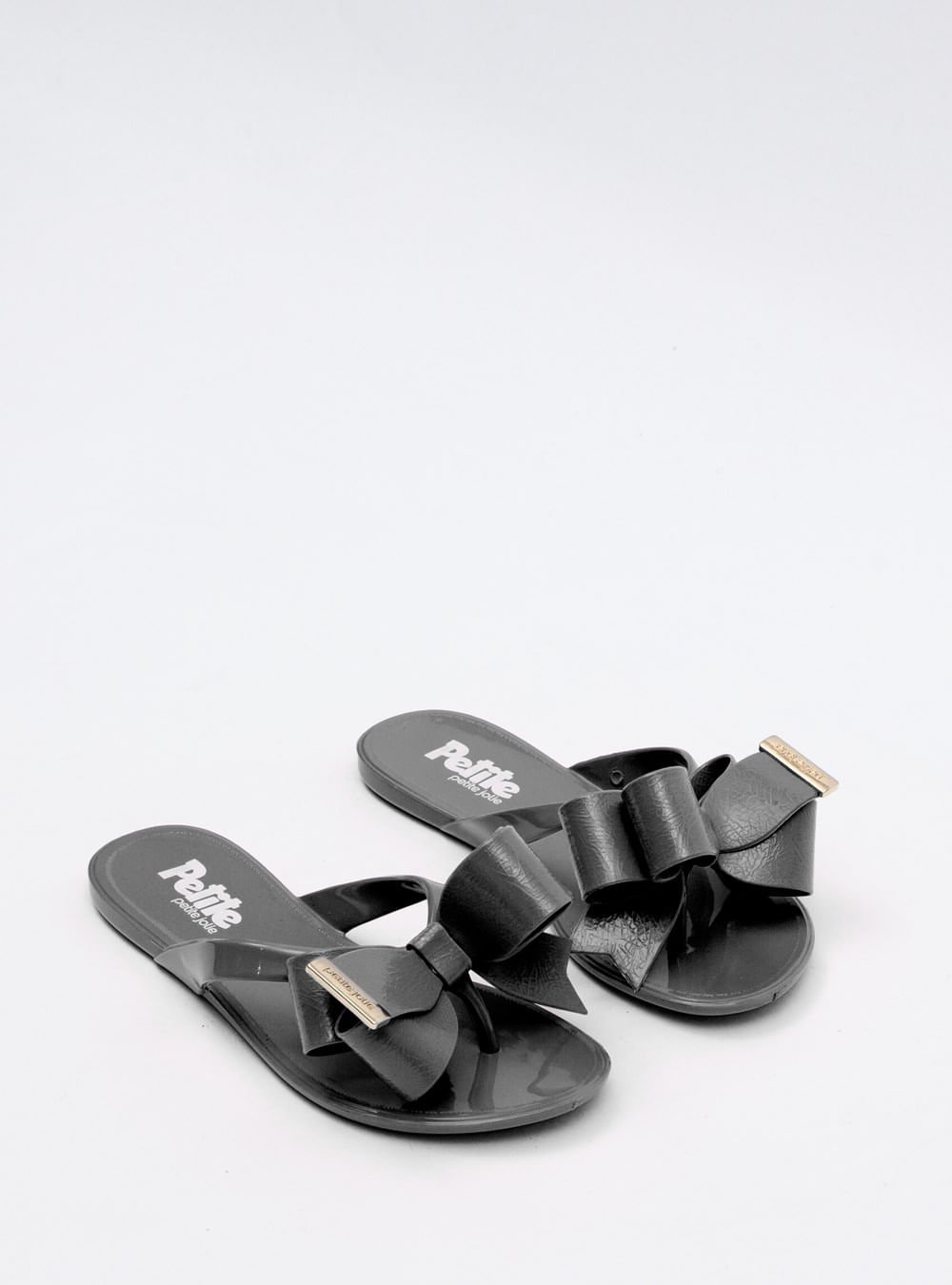 Chinelo Infantil Petite Jolie Lucky In Preto/Branco PJ4533IN Preto 3