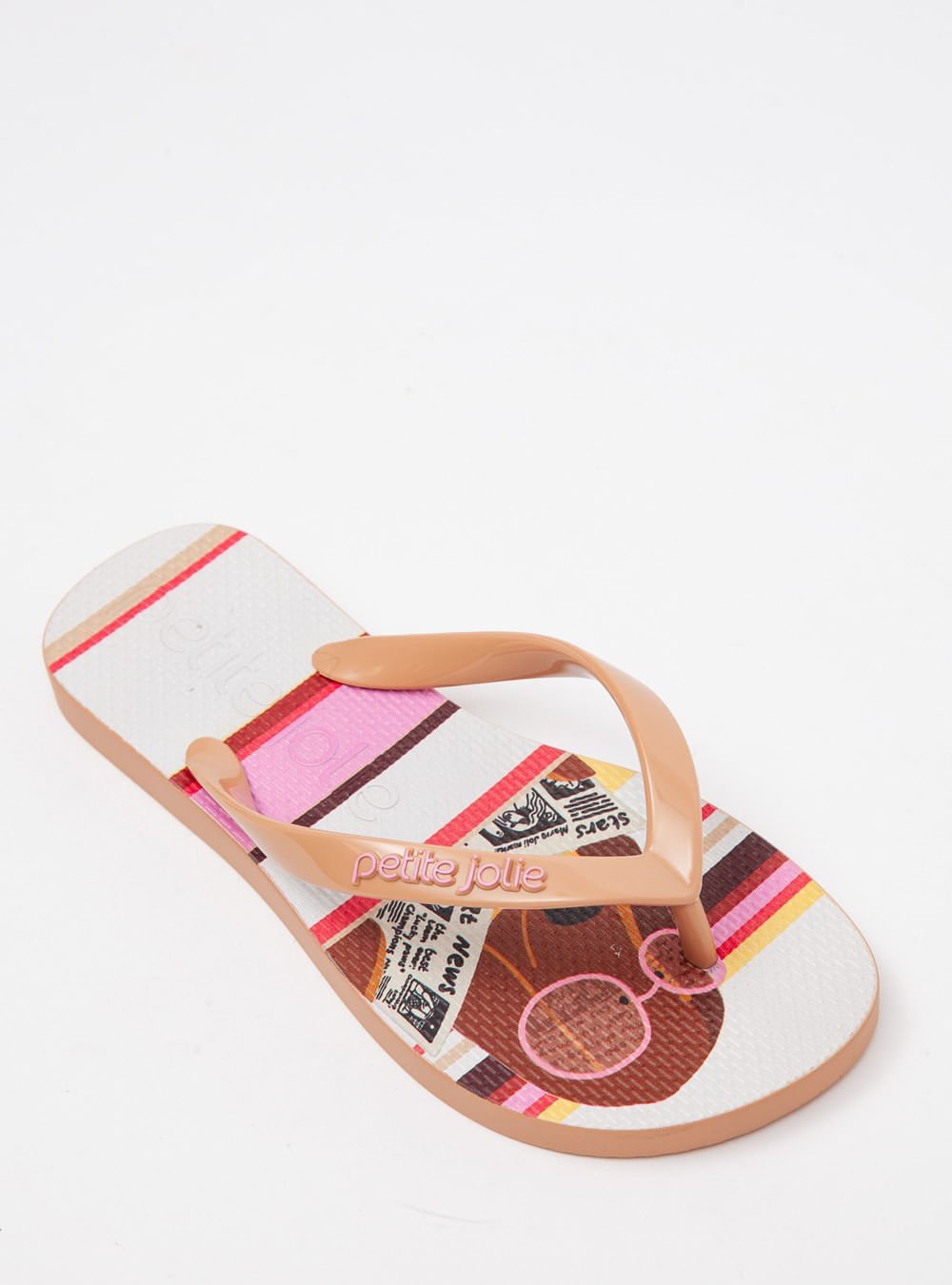 Chinelo Infantil Petite Jolie Fresh In Pet Lovers 7 PJ6969IN Bege 4