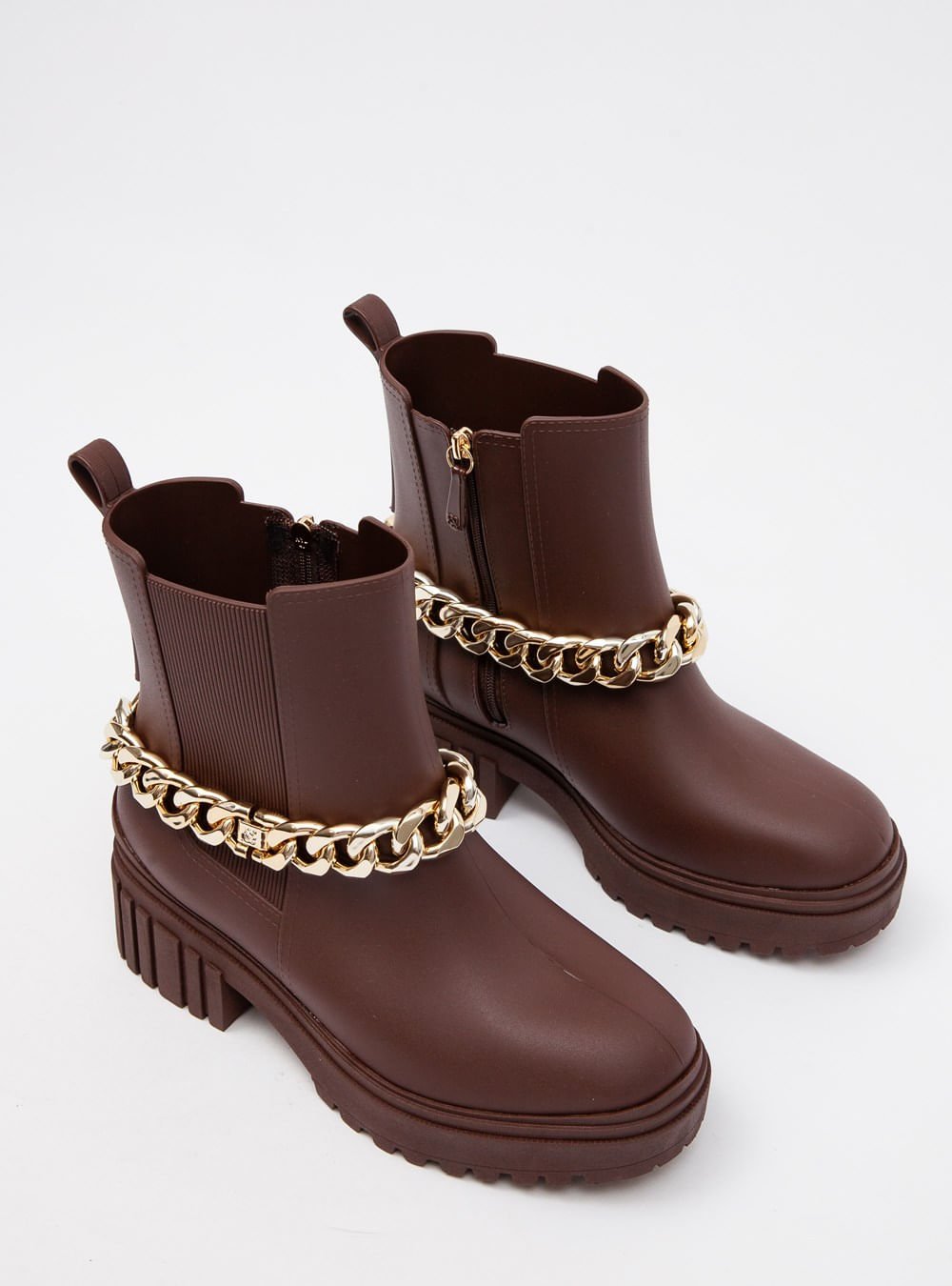 Bota Petite Jolie Chelsea Brown PJ7148 Marrom 2