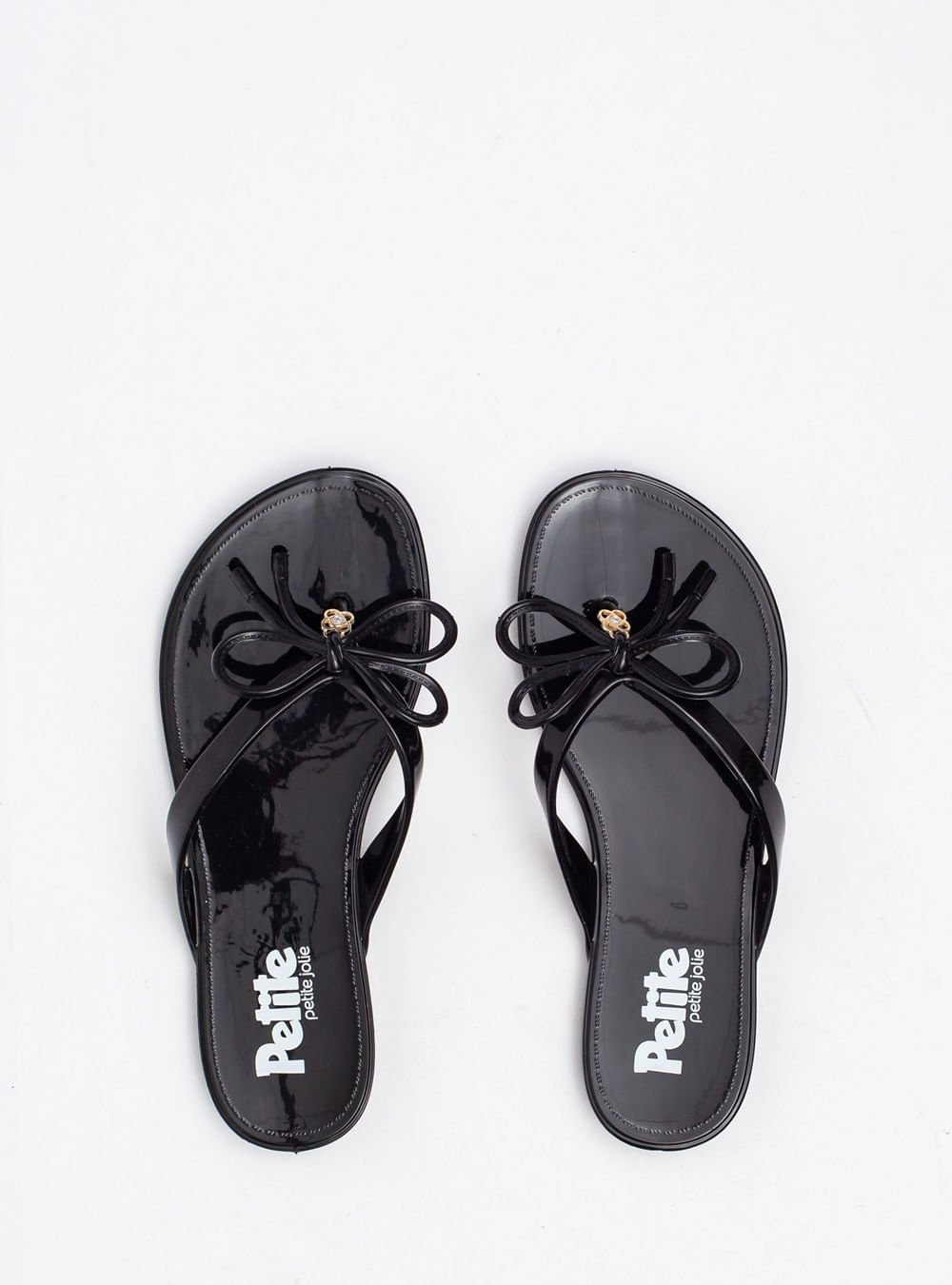 Chinelo Infantil Petite Jolie Lucky In Preto PJ7356IN