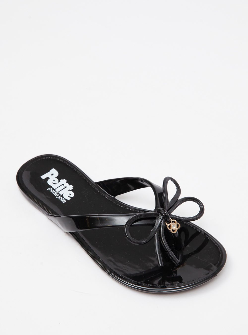 Chinelo Infantil Petite Jolie Lucky In Preto PJ7356IN Preto 4