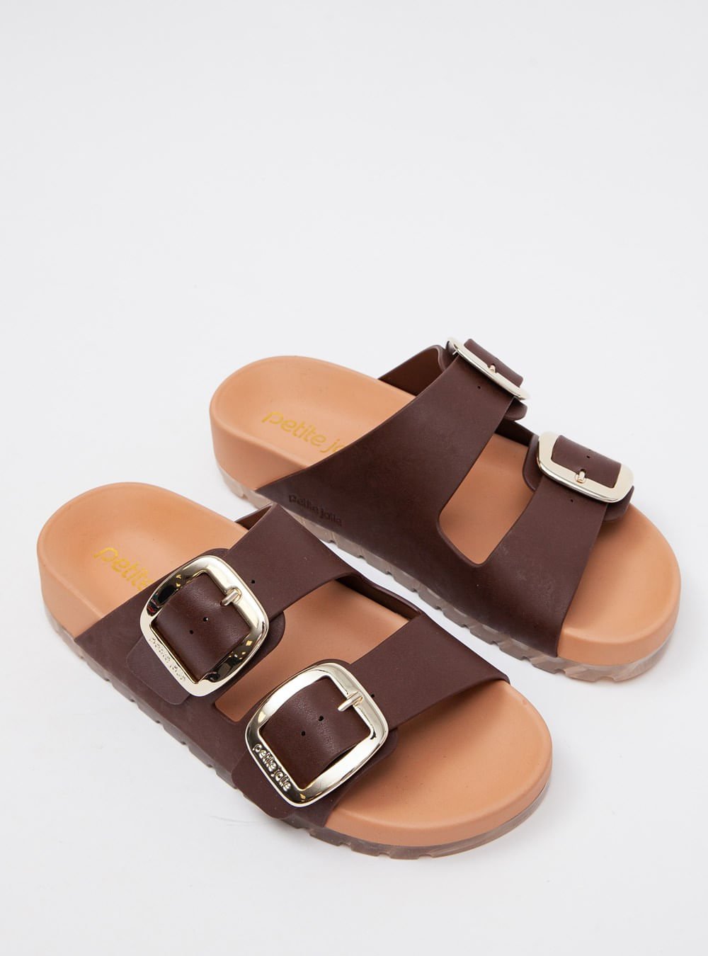 Chinelo Petite Jolie Lovin' Flat Brown/Avela PJ7279 Bege 2