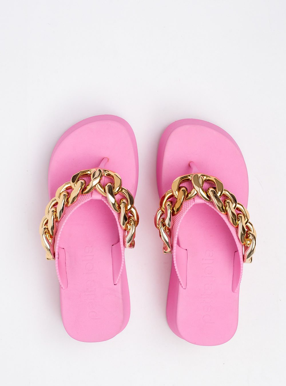 Chinelo Petite Jolie Plus Bubble Pink PJ7350 Rosa 3