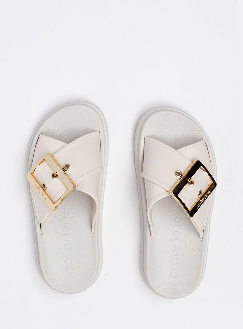 Chinelo Petite Jolie Feat White PJ7482 Branco 3