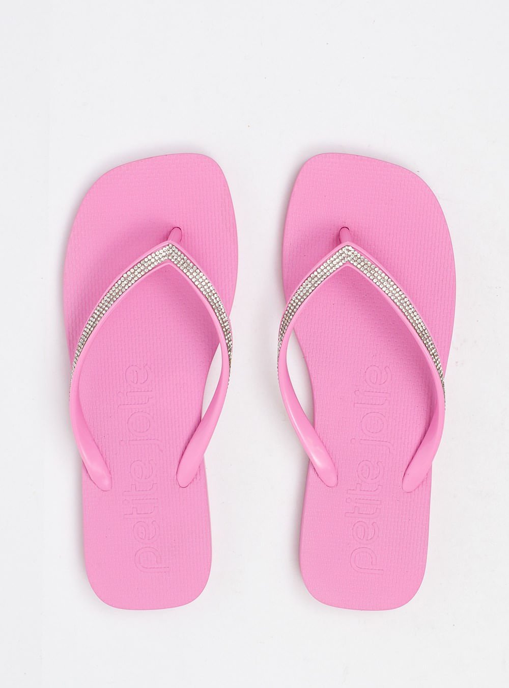 Chinelo Petite Jolie Refresh Shine Bubble Pink PJ7404 Rosa 3