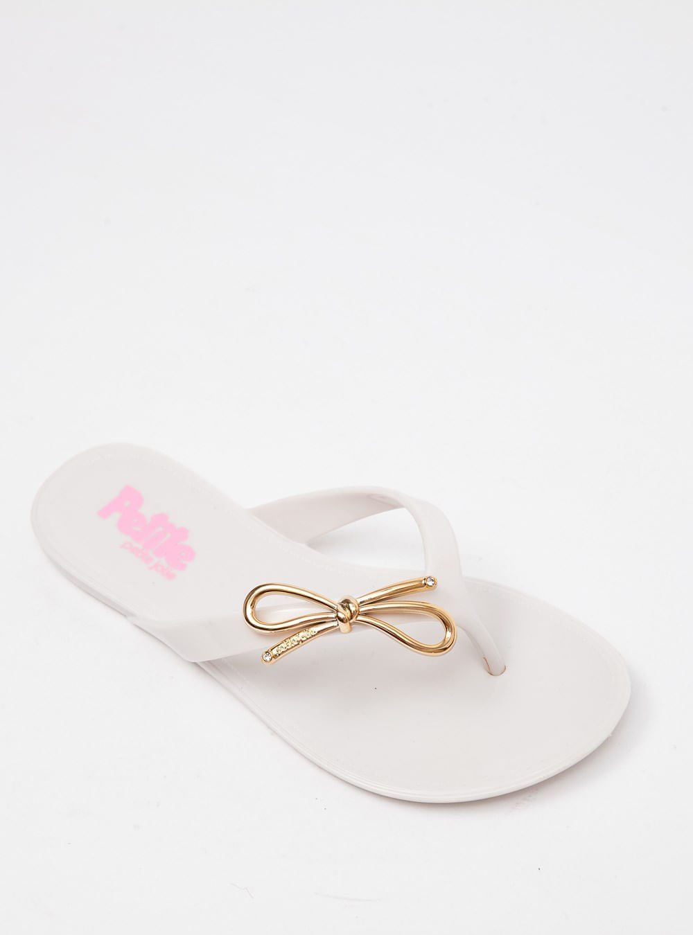 Chinelo Infantil Petite Jolie Lucky In White PJ7512IN Branco 4