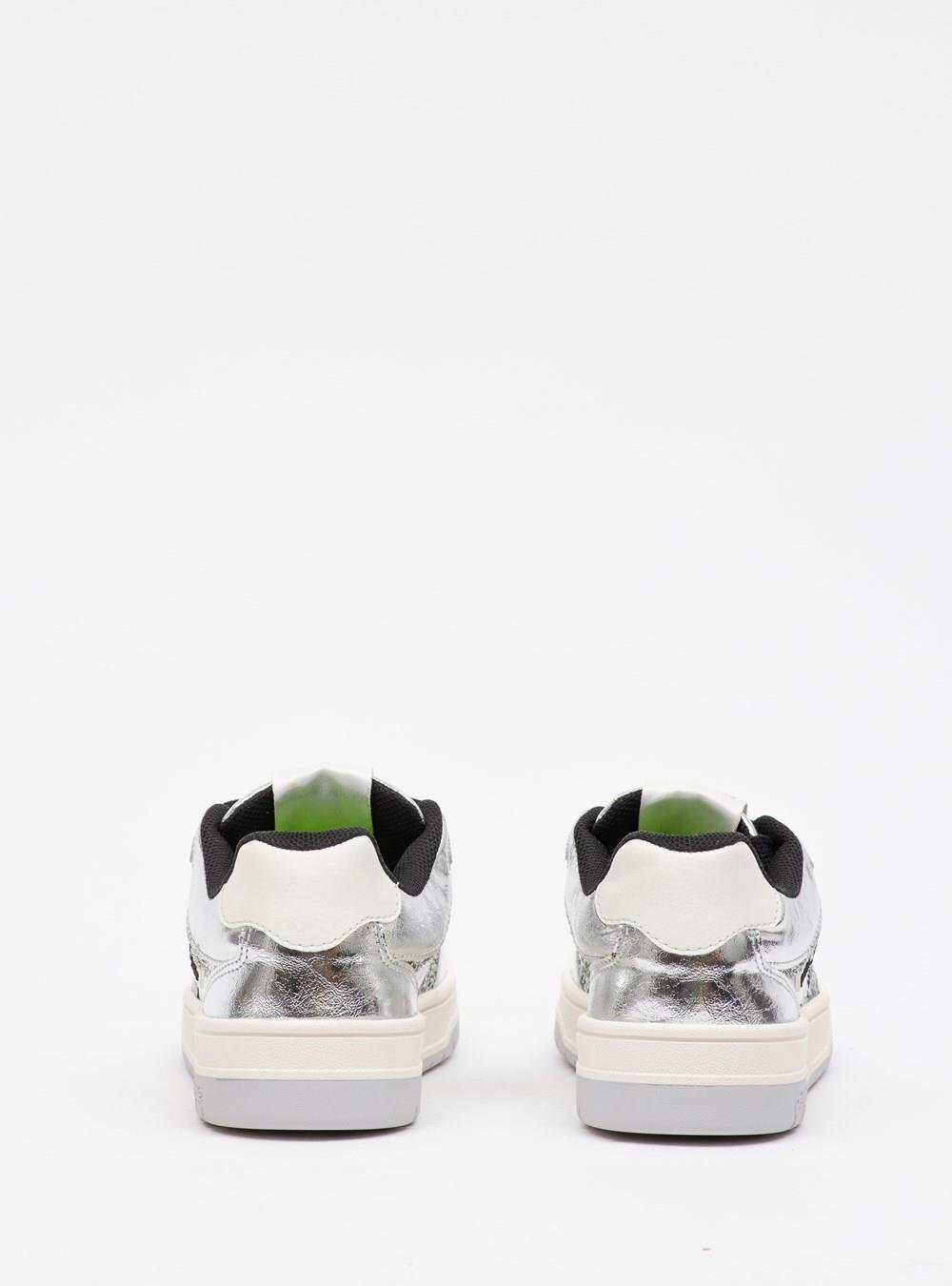 Tênis Petite Jolie Shoot Prata/White/Ice PJ7538 Prata 3