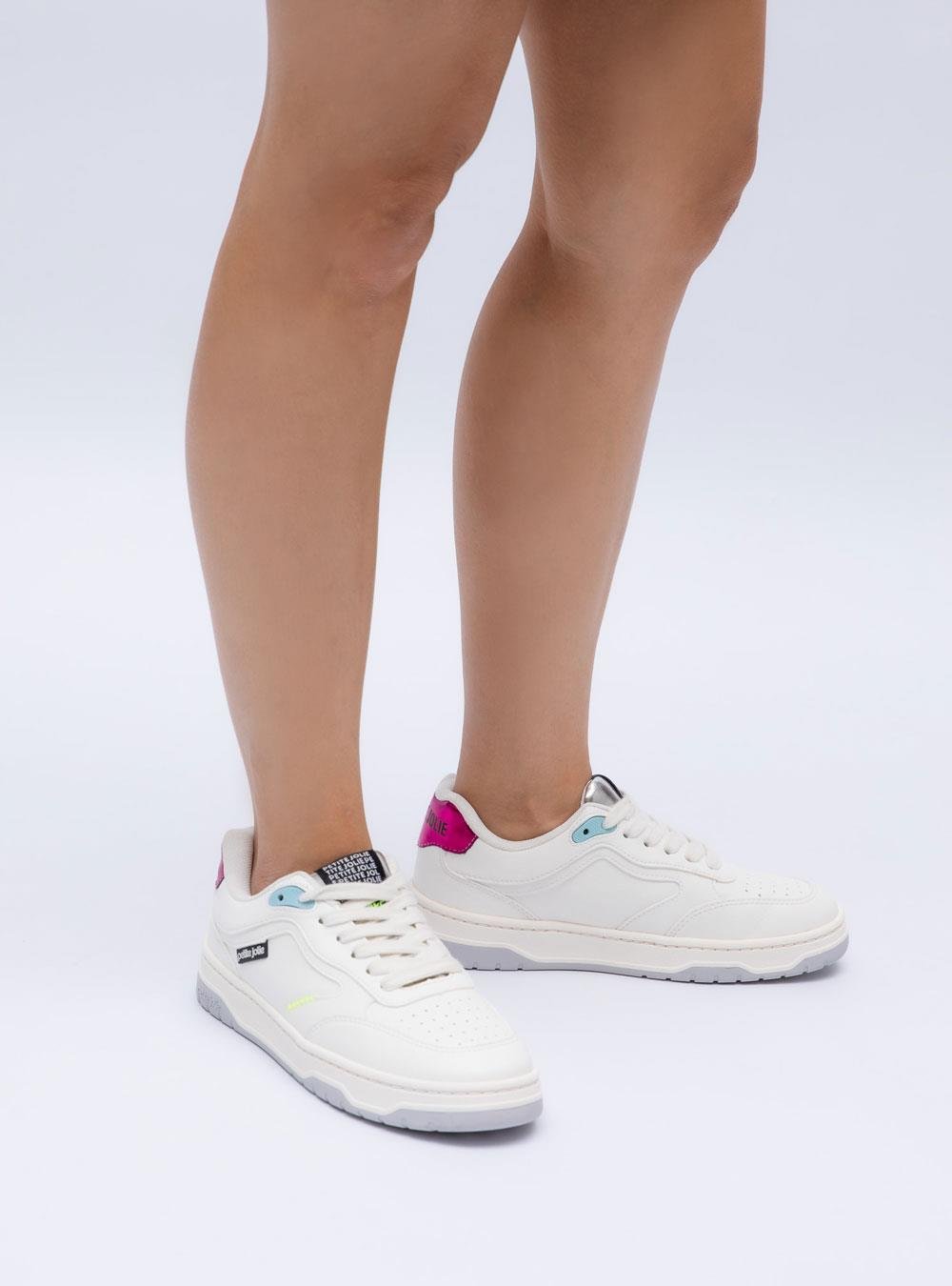 Tênis Petite Jolie Shoot Branco/Multi/White/Ice PJ7538 Branco 4