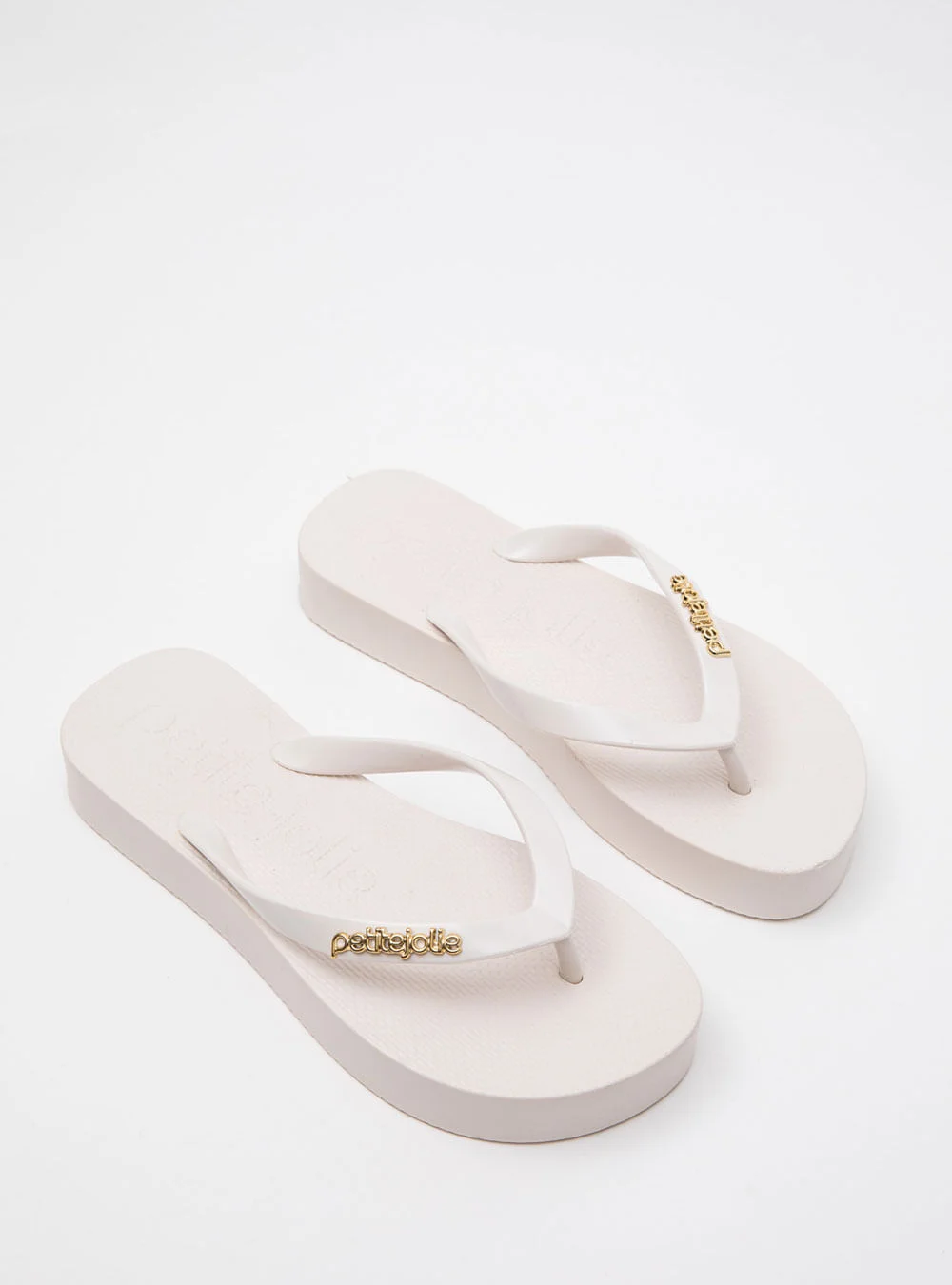 Chinelo Petite Jolie Fresh Up White/White PJ7321 Branco 2