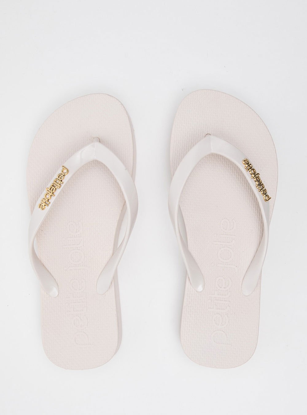 Chinelo Petite Jolie Fresh Up White/White PJ7321 Branco 3