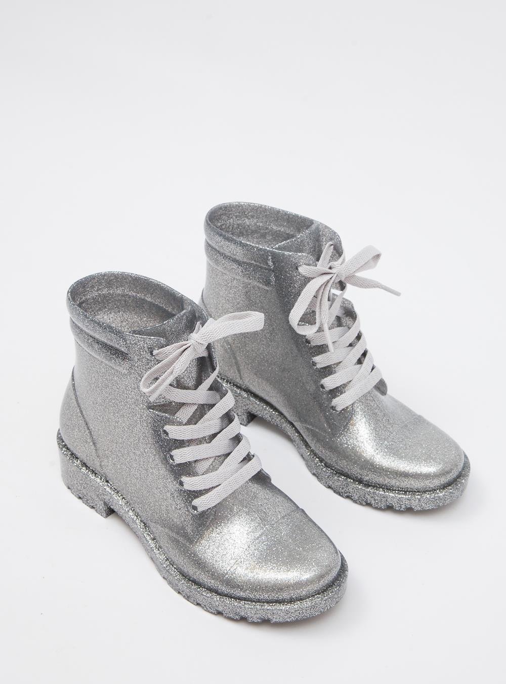 Bota Infantil Petite Jolie Iggy IN Glitter Prata PJ4995IN Cinza 3