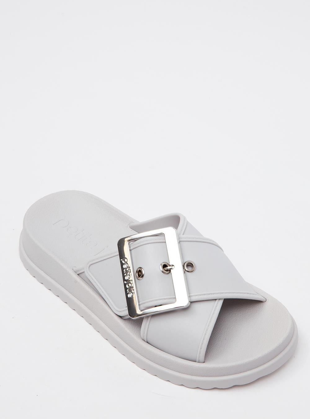 Chinelo Petite Jolie Feat Ice PJ7482 Cinza 2