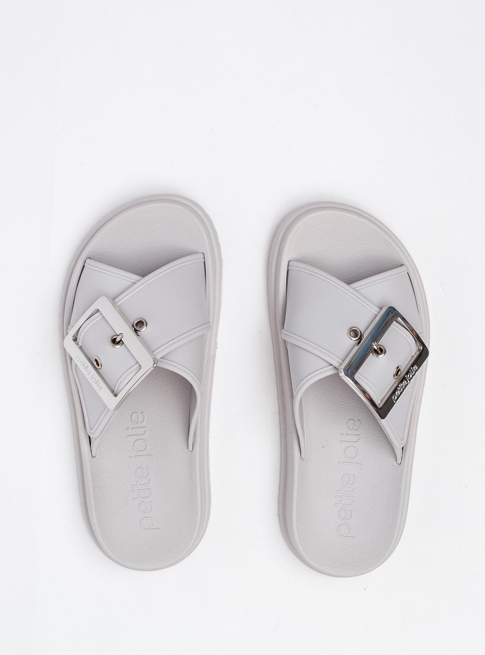 Chinelo Petite Jolie Feat Ice PJ7482 Cinza 3